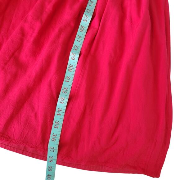 Vintage Forever 21 Y2K Babydoll Halter Red dress Coastal Boho Chic Indie Small - Picture 12 of 14